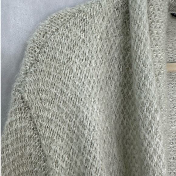 Wooden Ships Open Knit Wrap Cardigan Sweater Size Medium / Large - Picture 4 of 6